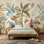 Papier peint botanique tropical