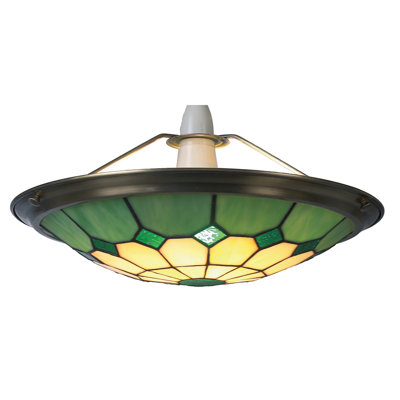Springport 15cm H Glass Bowl Pendant Shade ( Screw On ) in Red