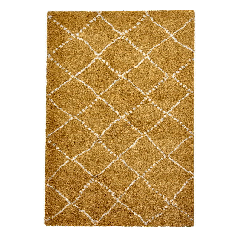 Adelaida area rug Machine Woven Rectangle Yellow, Rectangle 120 x 170cm