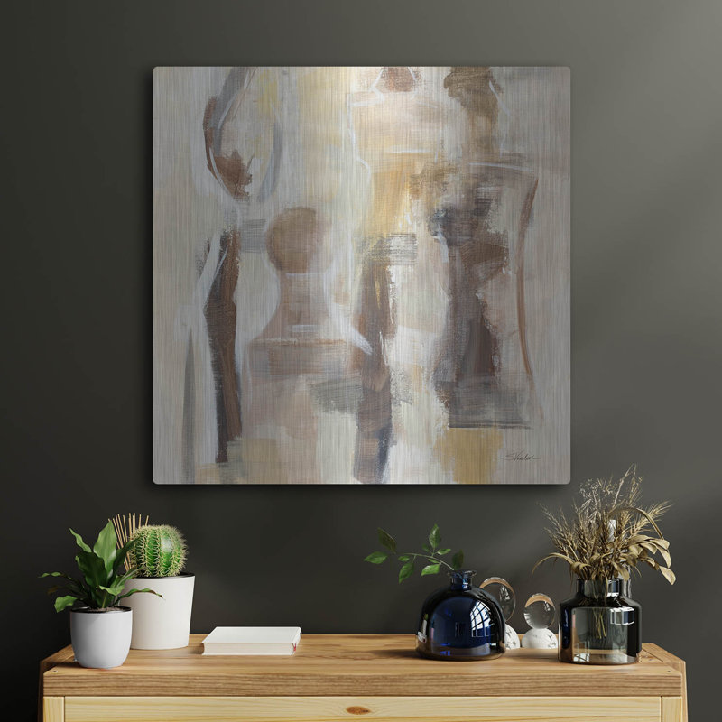 Art mural en métal luxueux «Deconstruct Chess» par Silvia Vassileva, 24 po x 24 po, H 24 po x l 24 po