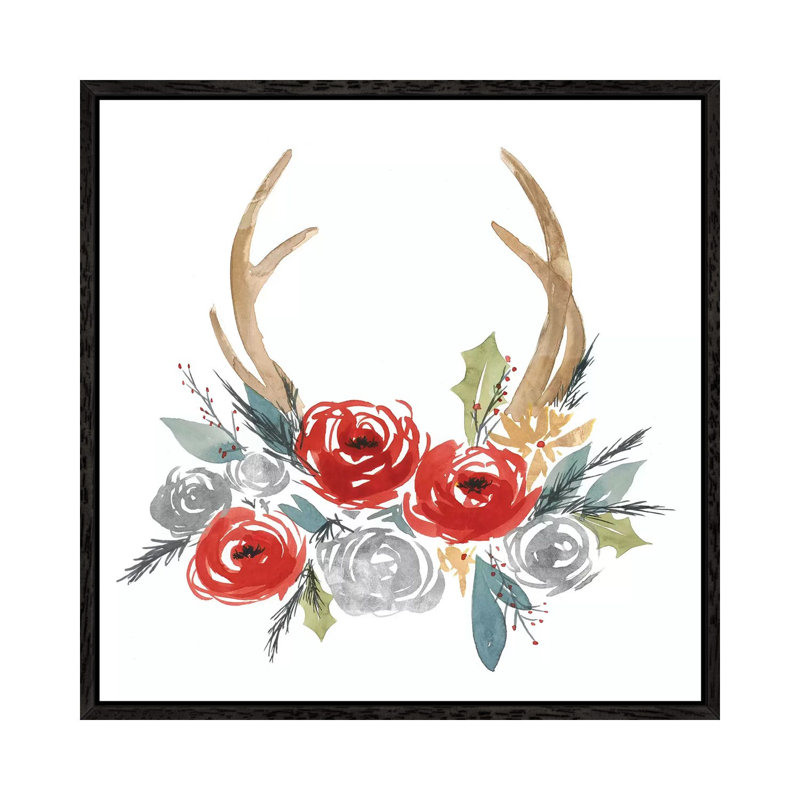 Adorning II by Isabelle Z - Print on Canvas, Black Framed, 93.98 cm H x 93.98 cm W