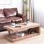 Table basse rustique, table basse en bois, table basse maison de campagne, mobilier rustique moderne, table basse avec tablette, table de salon en bois