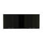 Armoire murale Ballentine 150 po, quatre portes, deux cloisons, deux tablettes