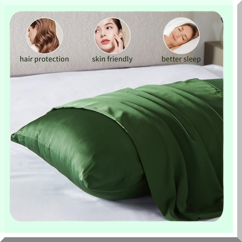 SilkDreams Hair-Saving Pillowcase - 25 Momme Mulberry Silk Cover with Hidden Zipper, Natural Pillowcase for Hair Care - Gift Box Included