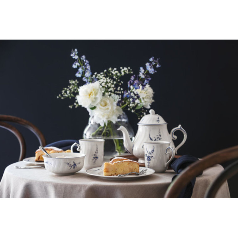 Vieux Luxembourg Porcelain China Teapot