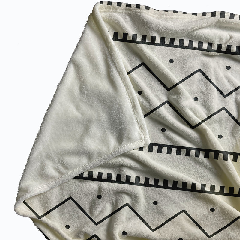 Fleece Throw Blanket, 50" W x 60" L, Pepper
