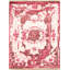Tapis unique en viscose noué à la main des années 2010 de 5 pi 6 po x 7 pi 6 po crème Finnan