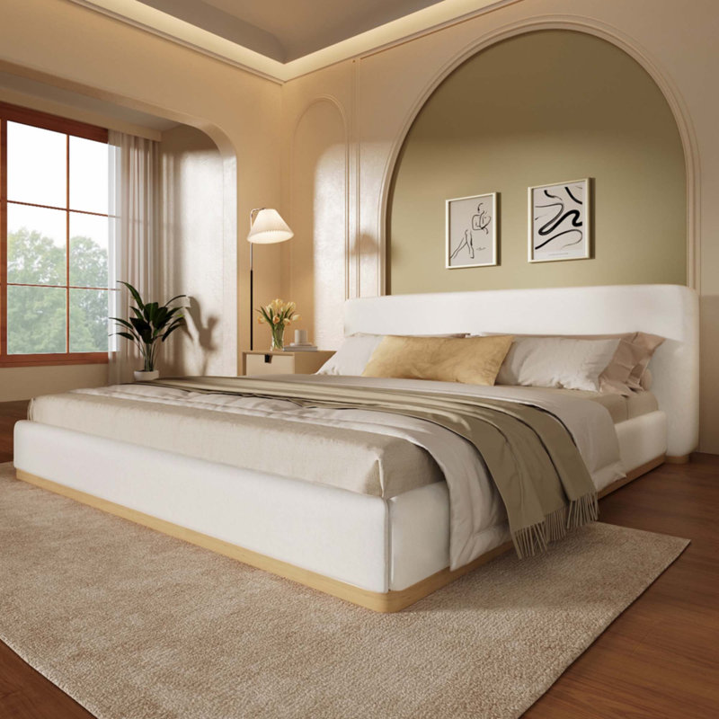 Elegant Upholstered Bed