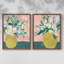 Arrangement à motifs I - impression encadrée de qualité supérieure - prête à être accrochée - aucun clou requis - aucun clou requis-1745300818-1745300816