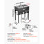 Cuiseur autoportant commercial 16QTx2