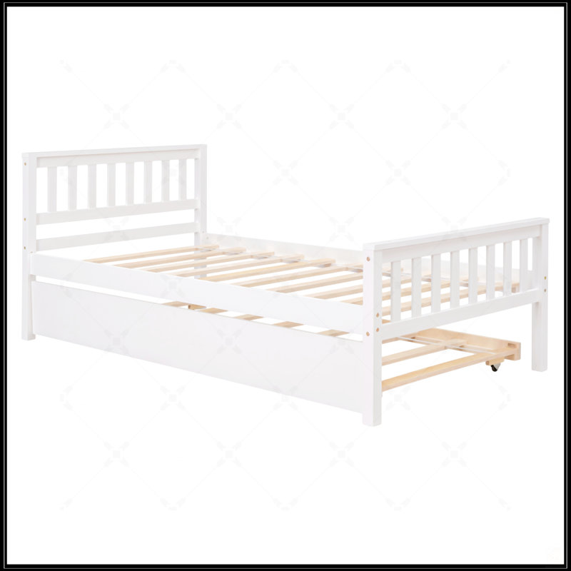 Lit simple avec lit gigogne