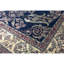 Hand-Knotted High-Quality Navy and Gold Area Rug