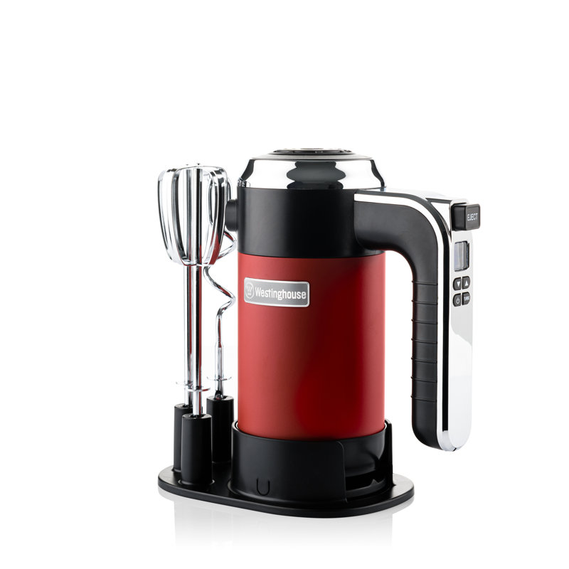Westinghouse 6 Speed Hand Mixer, Red