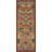 Geometric Kilim Reversible Wool Runner Rug 2x7