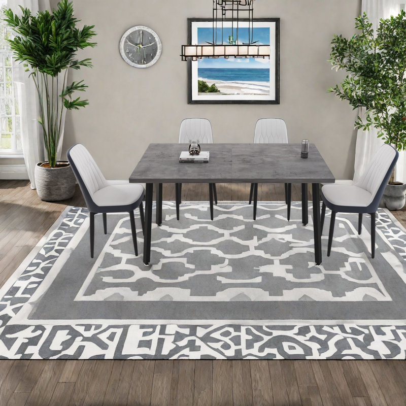 Extendable Dining Table Sets(Must include both Table and Chair) MDF Kitchen