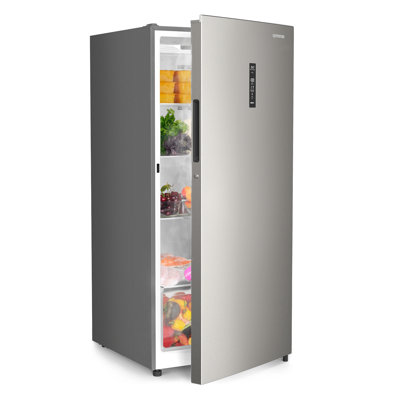 Upstreman 14.0 Cu.Ft. Upright Freezer, Convertible Freezer Fridge with Smart Electronic Control, Frost Free