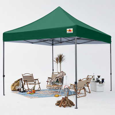Commercial 10 Ft. W x 10 Ft. D Metal Pop-Up Canopy The Pop Up Canopies