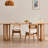 Burlywood Rectangular Solid Wood Butterfly Leaf  Dining Table-108297381