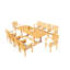Hari Outdoor 11 - Piece Teak Dining Set