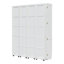 Grand lit escamotable mural avec portes de rangement, blanc-1633319762