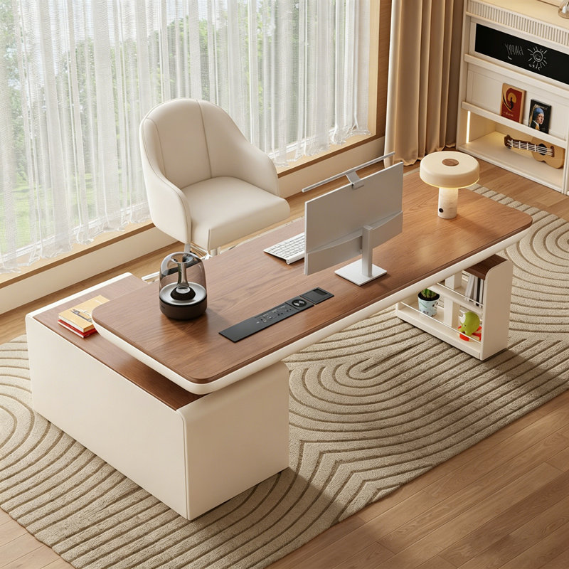 Bureau moderne à hauteur réglable 59,06 po, H 46,77 po x l 59,06 po x P 47,24 po