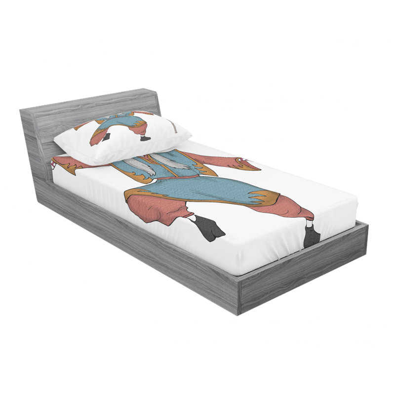Microfiber Sheet Set, Twin Sheet Set with Fitted Sheet