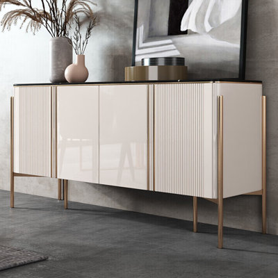 European-style light luxury high-end sideboard