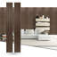 Panneau mural en bois 94,9 po L x 5,75 po, panneau mural 3D pour décoration murale intérieure-66031361