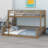 Bunk Bed With Ladder And Guardrails