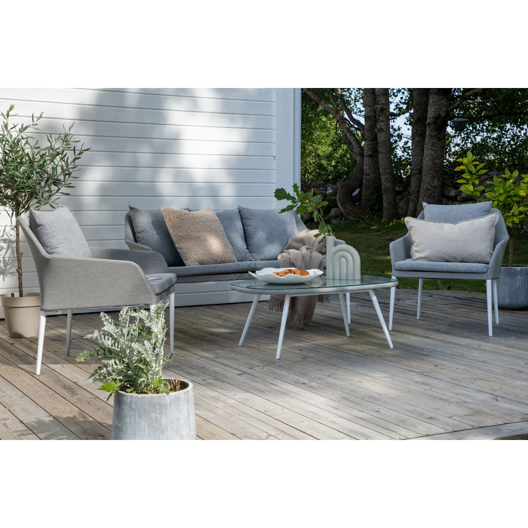 Poland Metal 5 - Person Seating Group with Cushions