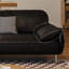 Causeuse-coussin standard en cuir véritable noir-105586244-105586247