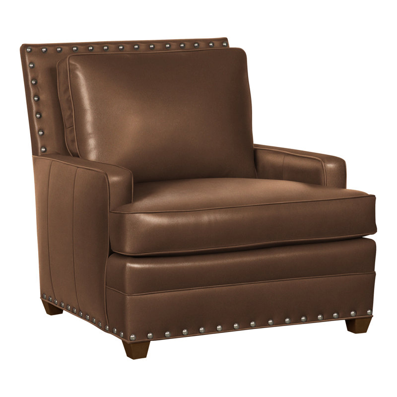 Riverside 35.5" Chair, Gatsby Brown Sugar Genuine Leather, Havana, No