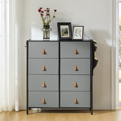 Alexcia 88.9cm W 8 - Drawer Chest of Drawers