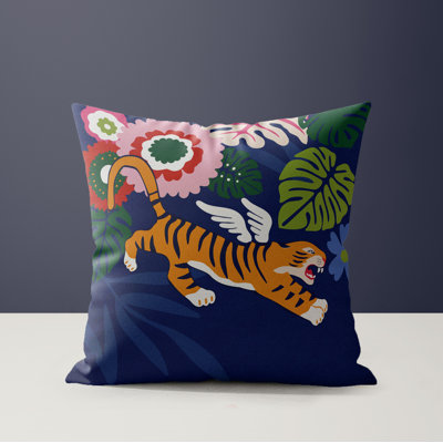 Thiago Microsuede Square Throw Pillow