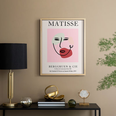 Matisse CDXCV, reproduction d'art encadrée - bois massif