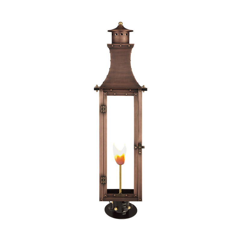 Bishop Square / Rectangular Lantern, 37" H x 11" W x 13" D