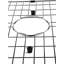 Grille d’évier de cuisine en acier inoxydable uni