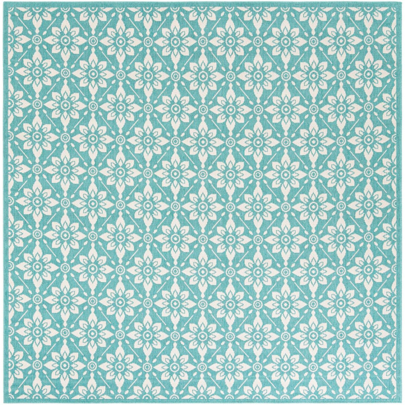 Tapis d'extérieur noir Aucun, Carré 7 pi 10 po