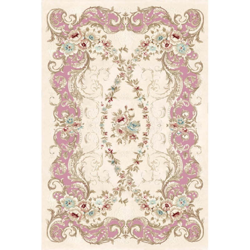 Luxurious Velvet Area Rug, 5.9 x 9.2 Feet | 100% Velvet Fabric, 100% Cotton Sole, 0.4 in Pile Height | Antibacterial, Non-Slip, Machine Washable | Elegant 3D Digital Print for Living Room & Bedroom Decor
