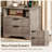 Brisson 23.6"W Farmhouse End Table with Charging Station and Fluted Storage Drawers-237814742