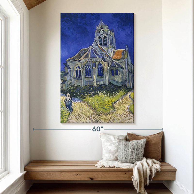 Adella, Église d'Auvers sur Oise, H 51 po x l 34 po