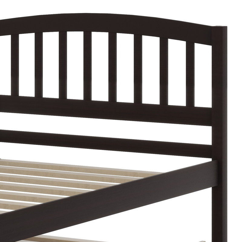 Platform Bed With Trundle, Espresso