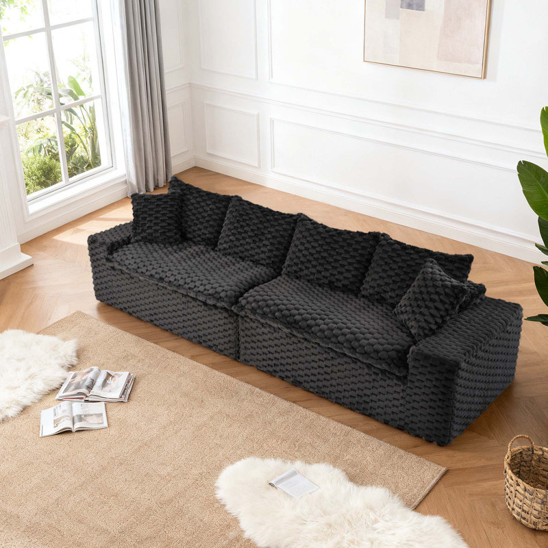Canapé 120 po, Noir