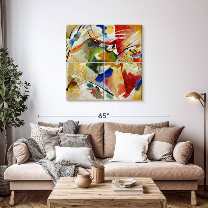Peinture avec centre vert