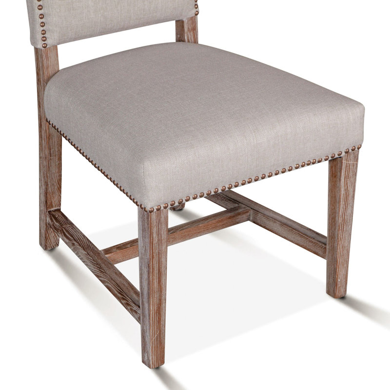 Dani Upholstered Dining Chair, Light Gray