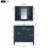 Jayliana 35'' Single Bathroom Vanity with Solid + Manufactured Wood Top-941343759-941097202