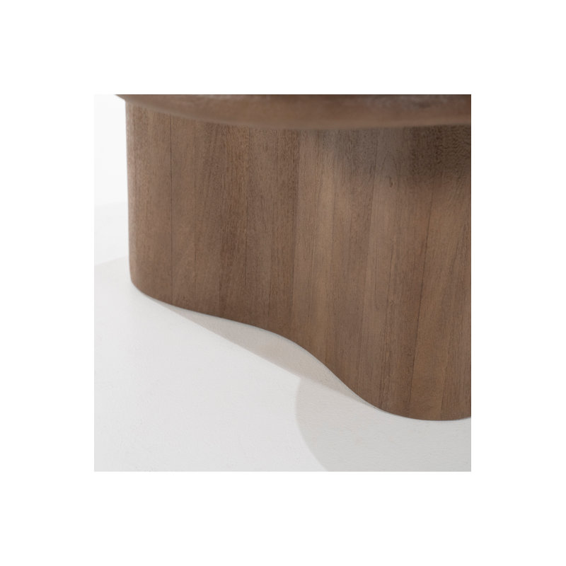 Solid Wood Nesting Coffee Table, Brown