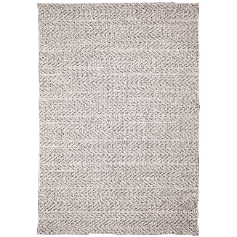 Tapis rectangulaire argenté tissé à la machine