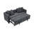 78"Flannelette Pull Out Sofa Sleeper-1840996809