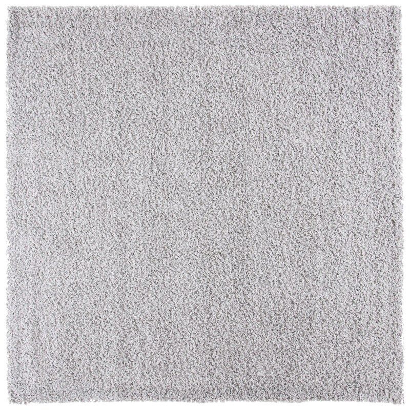Aube Sga-Athens Shag Performance Solid Color Rug, Square 6'7"